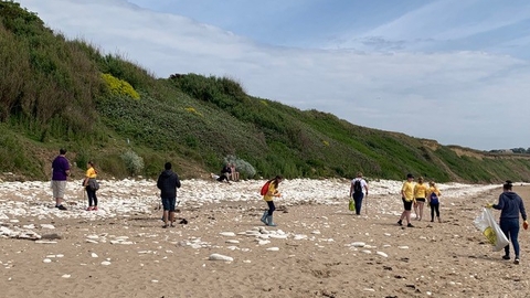 Bridlington beach cleans