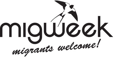 Migweek logo in white