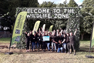 Staff outside the Wildlife Zone at Castle Howard