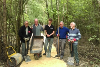 Group of volunteers at Potteric Carr NR