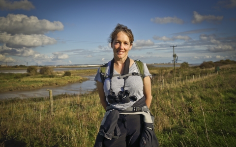 Elaine on a nature reserve