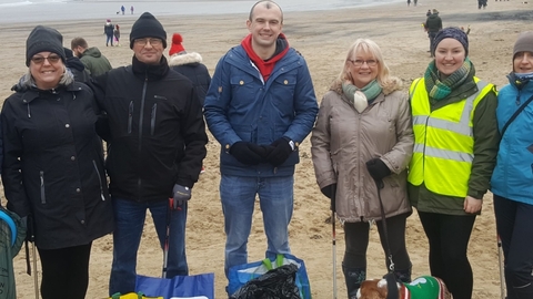 South Bay Scarborough beach clean