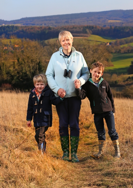 Kati, Oliver and Harry in the countryside