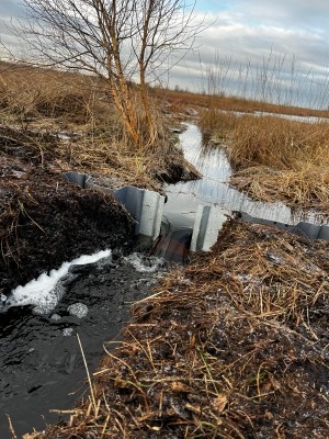 Adjustable sluices getting the water right on site