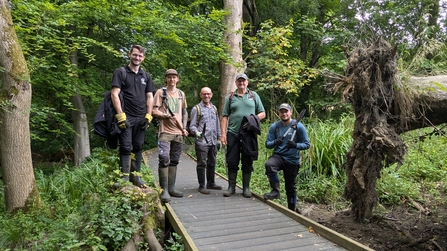 Adel Dam volunteering team