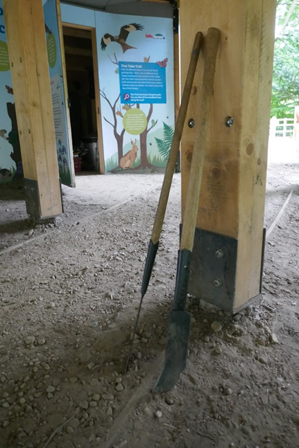 Old Victorian style tools - Dunse slashers - at Adel Dam reserve