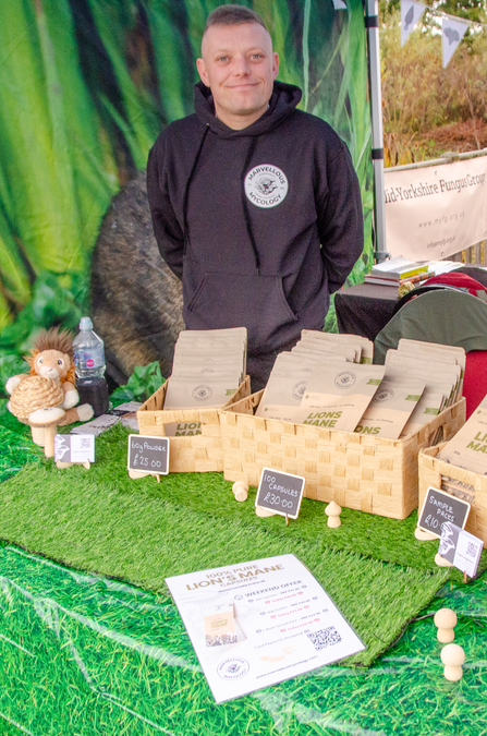 The Marvellous Mycology stand at Potteric Fungi Fest