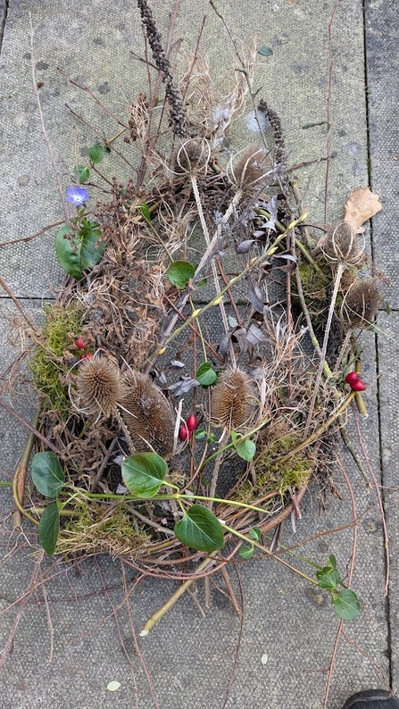 Hand made natural wreath